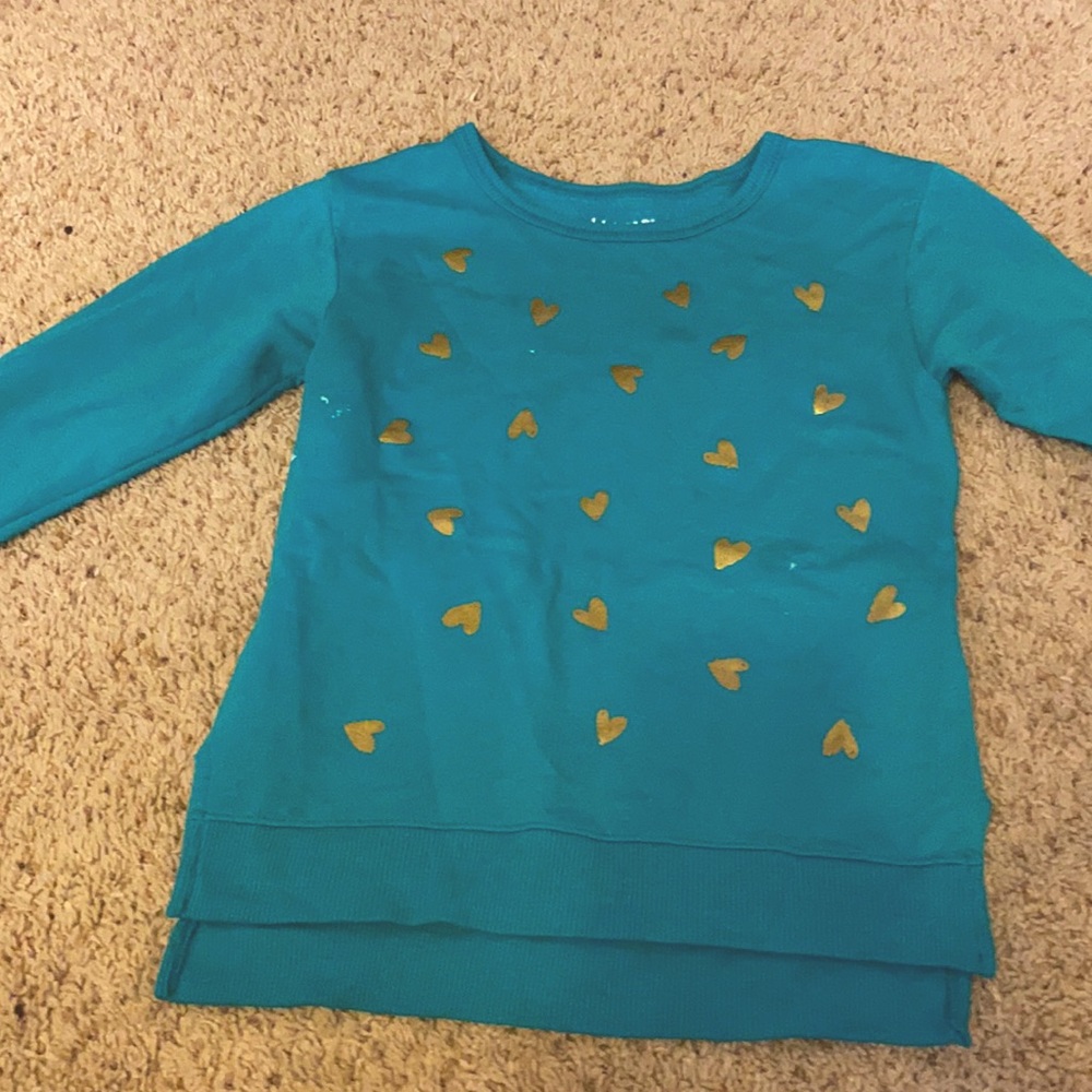 Teal shirt